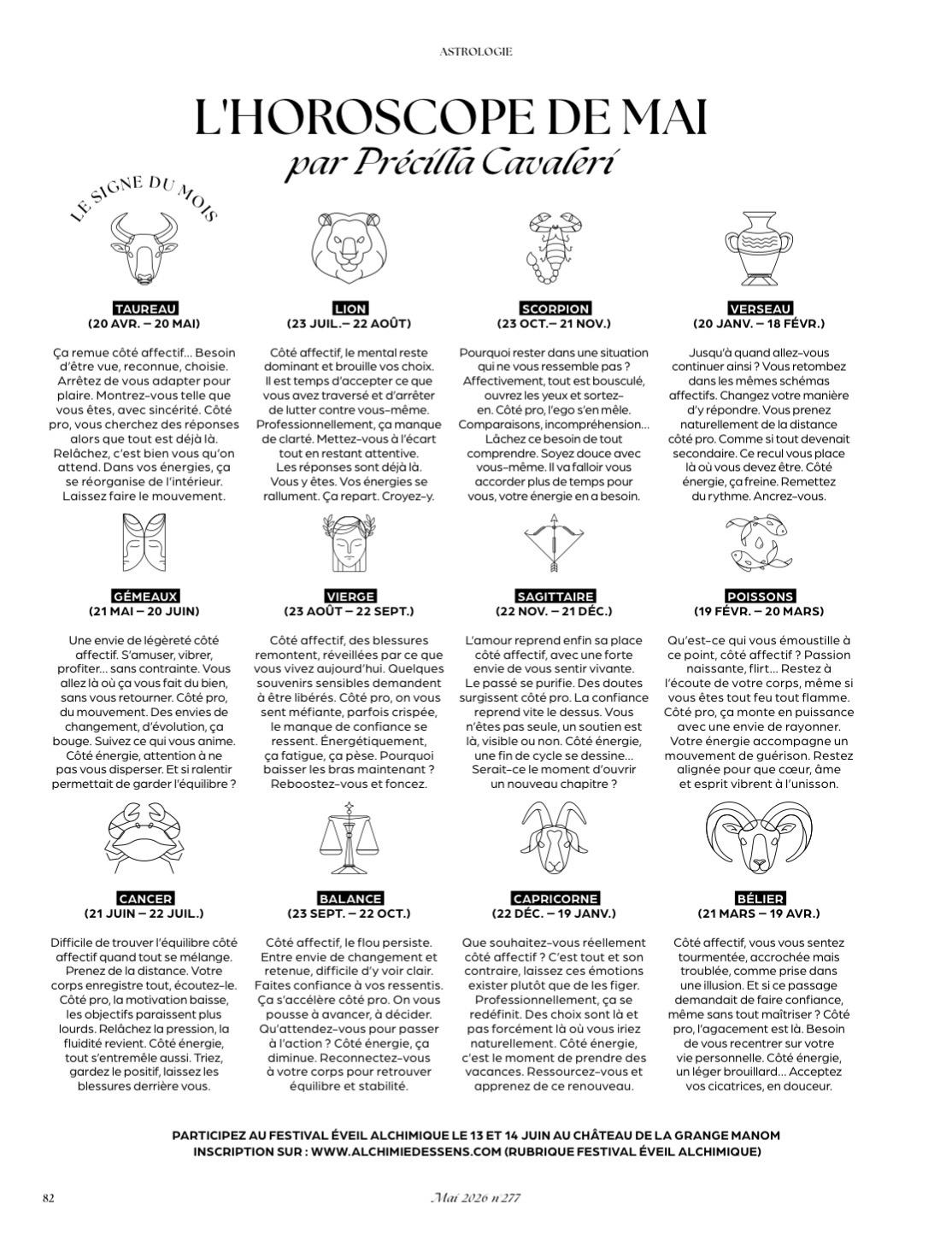 Horoscope mai 2026